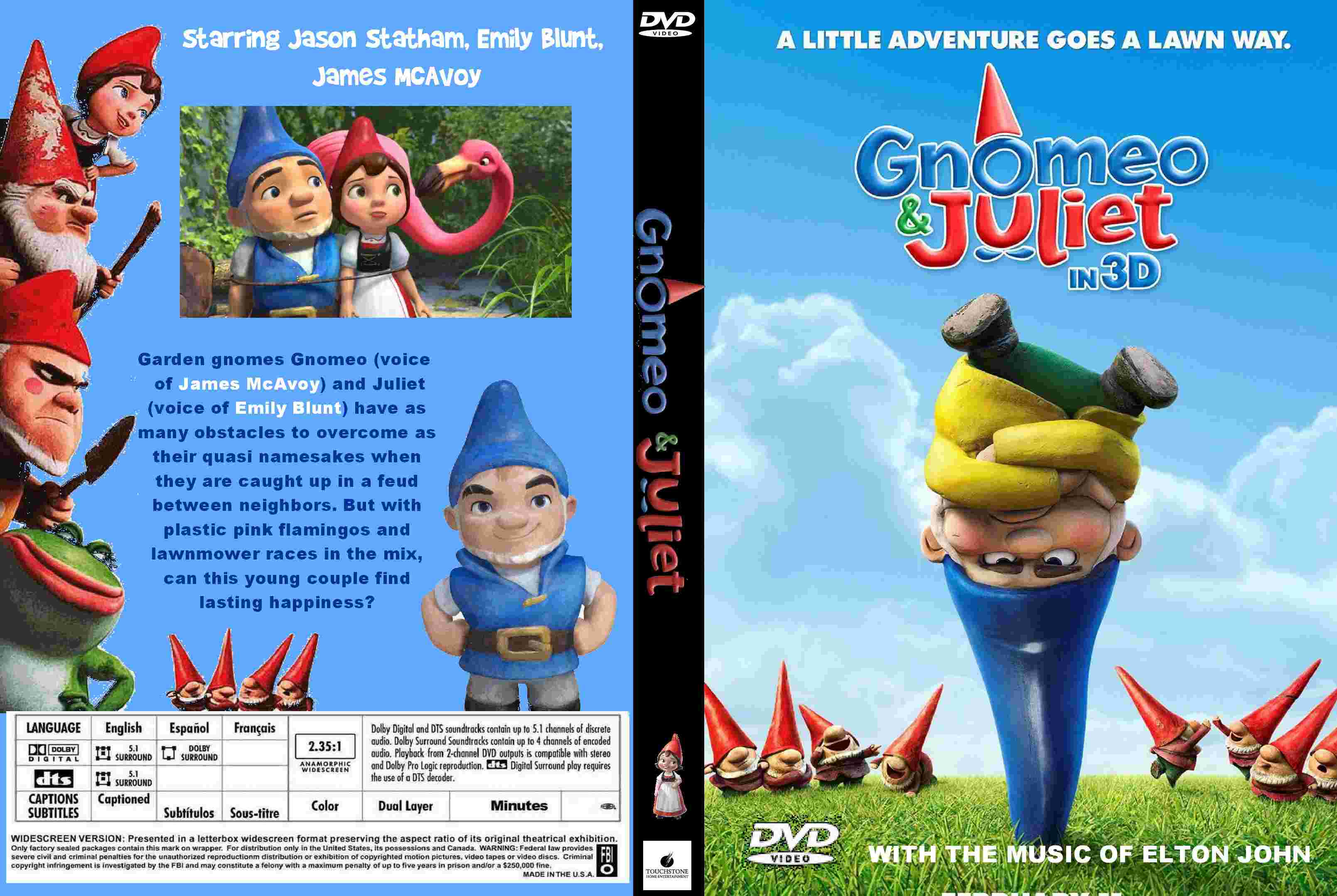 Gnomeo and juliet dvd menu